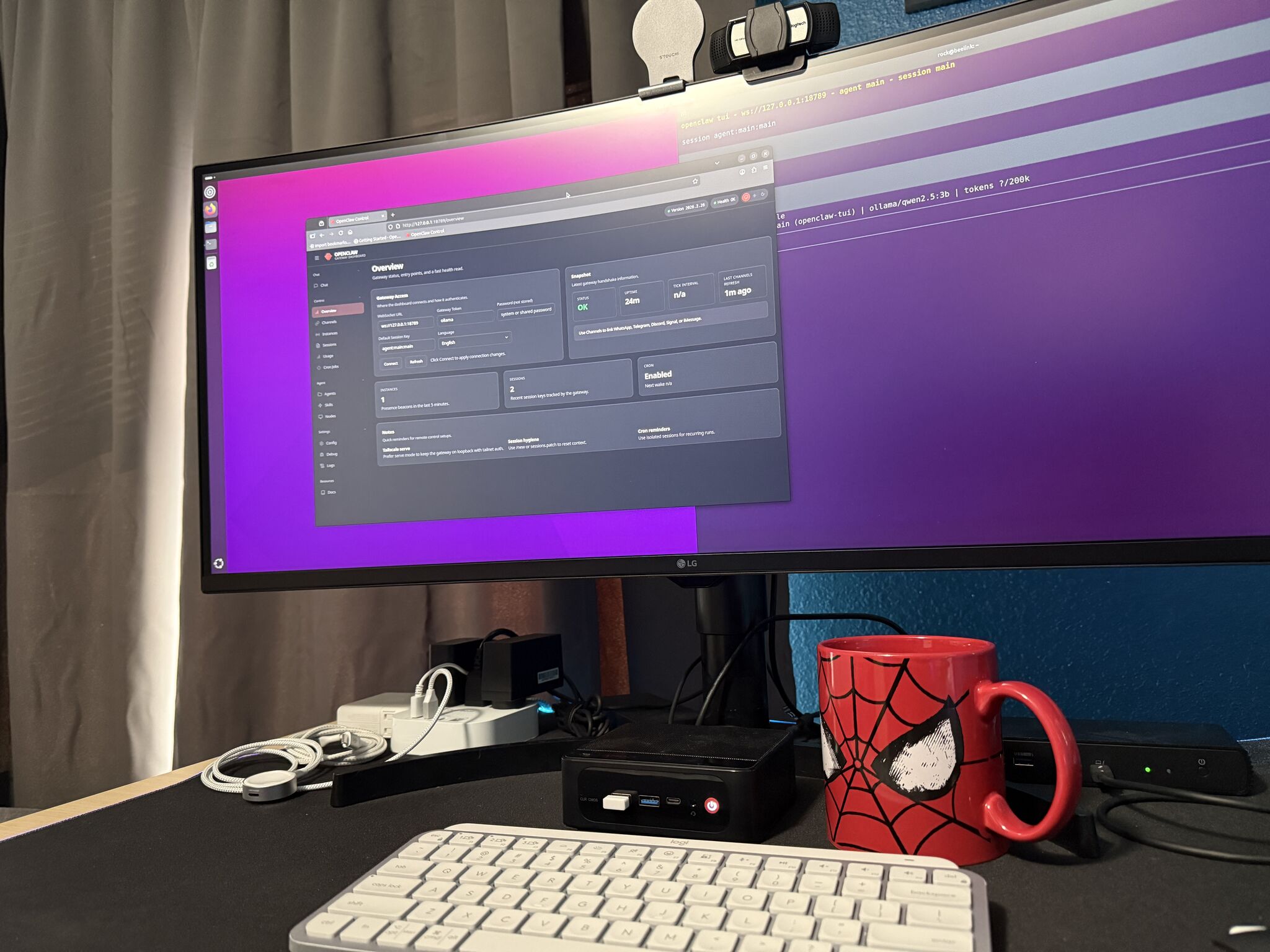 Running OpenClaw as a local AI agent